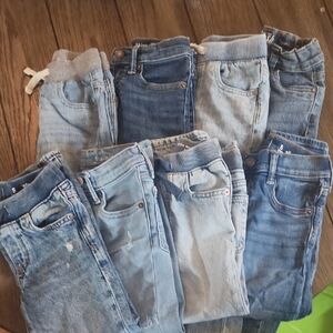 Boy's Blue Jeans, (8) Pair, (7) GAP, (1) OSH KOSH